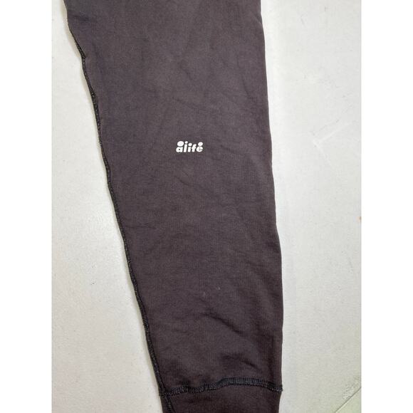 alife dark gray full Zip hoodie with hot pink logo with polka dots. Size M - Picture 5 of 5